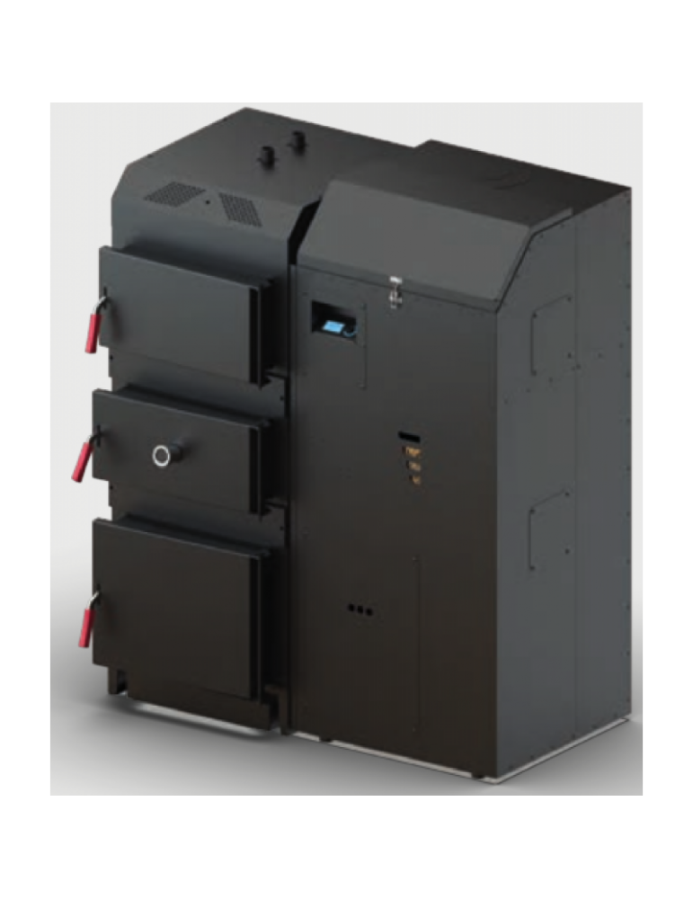 centrala mixta,centrala termica mixta lemn si peleti,centrala lemn peleti