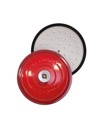 Oala pentru gatit din fonta,CUCINOTTA TONDA CU CAPAC Ø 28