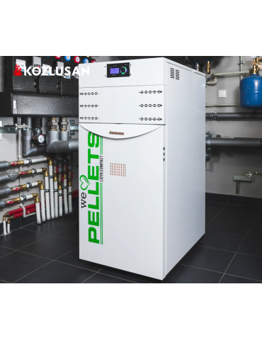 Lidya Compact Plus, 25kW - curățare automată la arzător de peleți