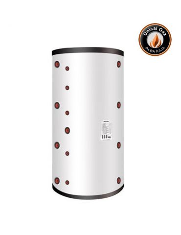 Puffer 300L KRUGER Heizung cu serpentine ACM inox si serpentine de incalzire 300L