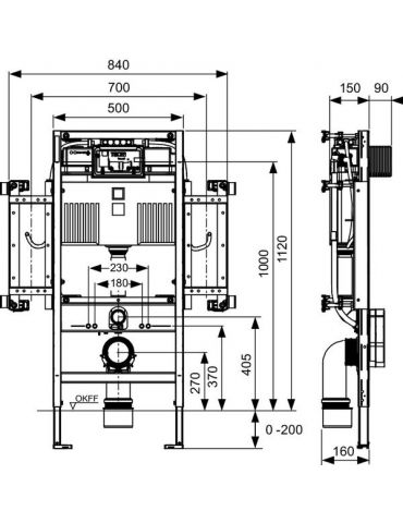 rezervor wc incastrat,rezervor wc ingropat,rezervor wc